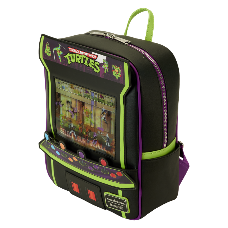 Teenage Mutant Ninja Turtles Mini Backpack - Arcade Vintage Lenticular