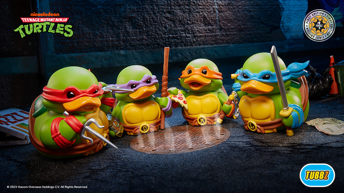 Coffret 4 Canards Tortues Ninja TUBBZ