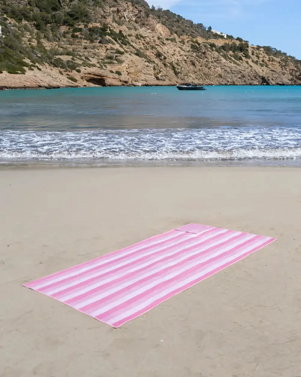 Toalla de playa de microfibra con imanes – AURA