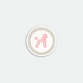 Sous-verre « Pink Poodle »