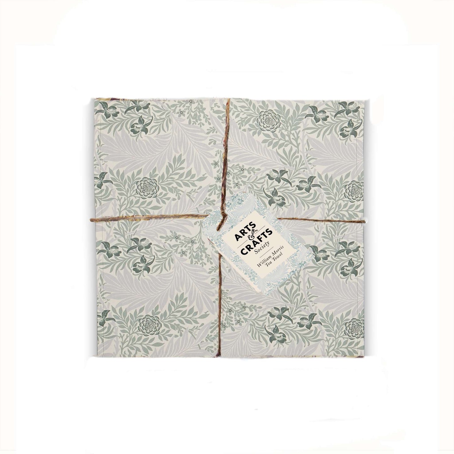 Torchon William Morris - en coton recyclé ACS Larkspur