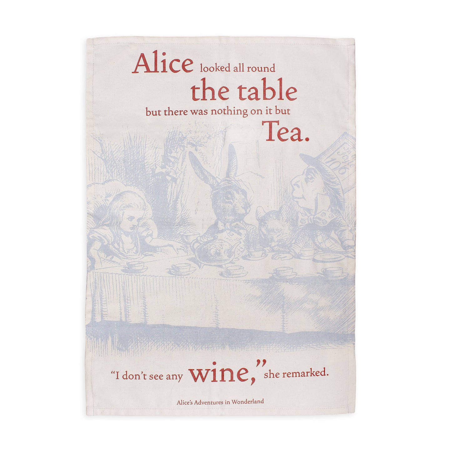 Torchon Alice au pays des merveilles - Alice