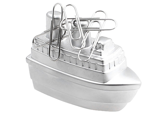 Taille Crayon et Aimant à trombones Bateau