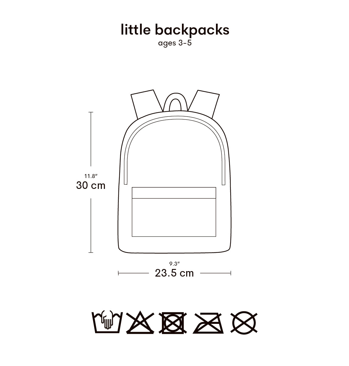 Petit sac à dos enfant - Joy – vue 5 – A Little Lovely Company