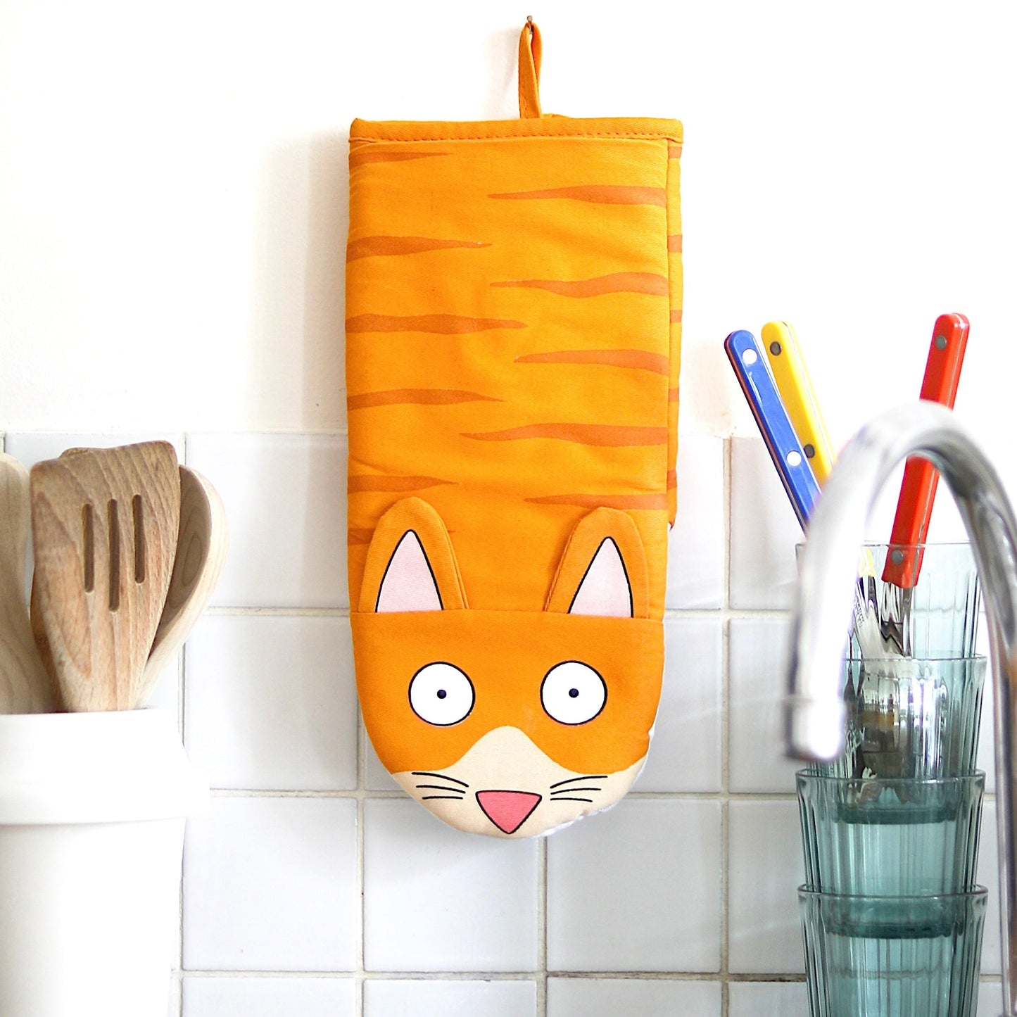 Gant de cuisine chat