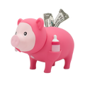 Duo de Tirelires Cochons Bébé – Fille Rose et Garçon Bleu