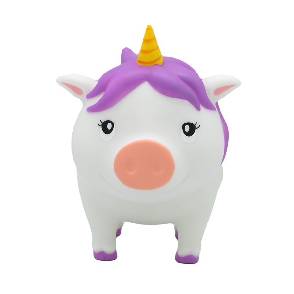 Porco de unicórnio branco
