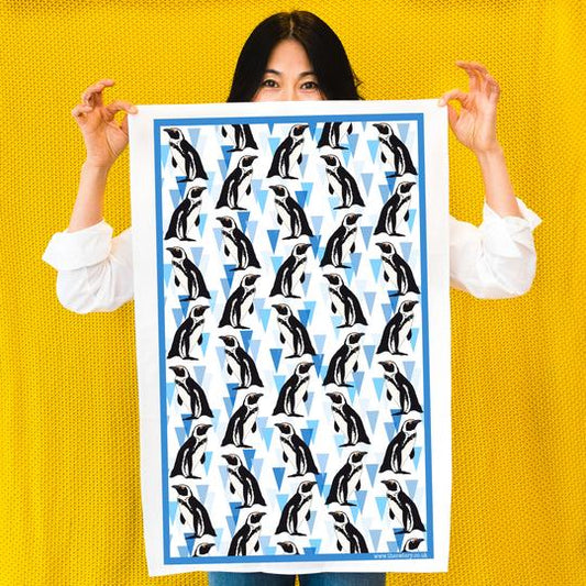 Pano de loiça com pinguim