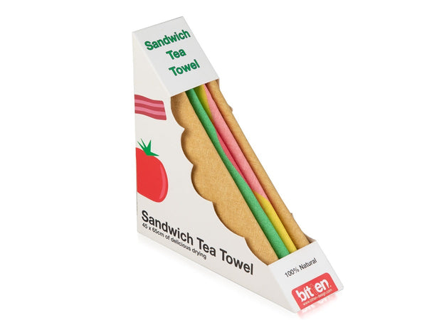 Torchon Sandwich Triangle Bitten – Objet déco original