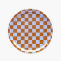 Caramel CHECKER Round Serving Tray - 31 cm