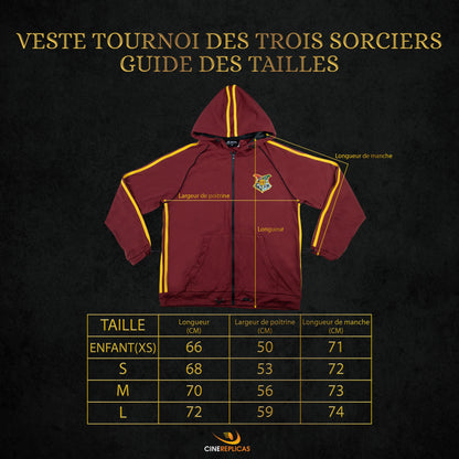 Veste "Tournoi des Trois Sorciers" Harry Potter