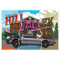 A3 Collector's Poster Back to the Future - 40th Anniversary Hill Valley