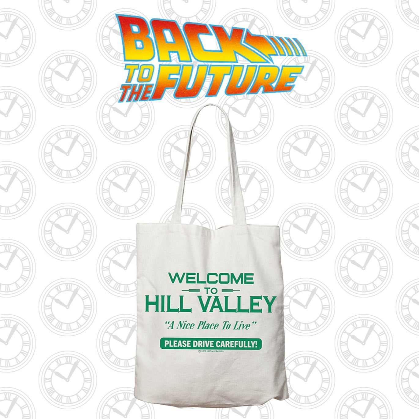 Saco de pano "Regresso ao Futuro" - Hill Valley 