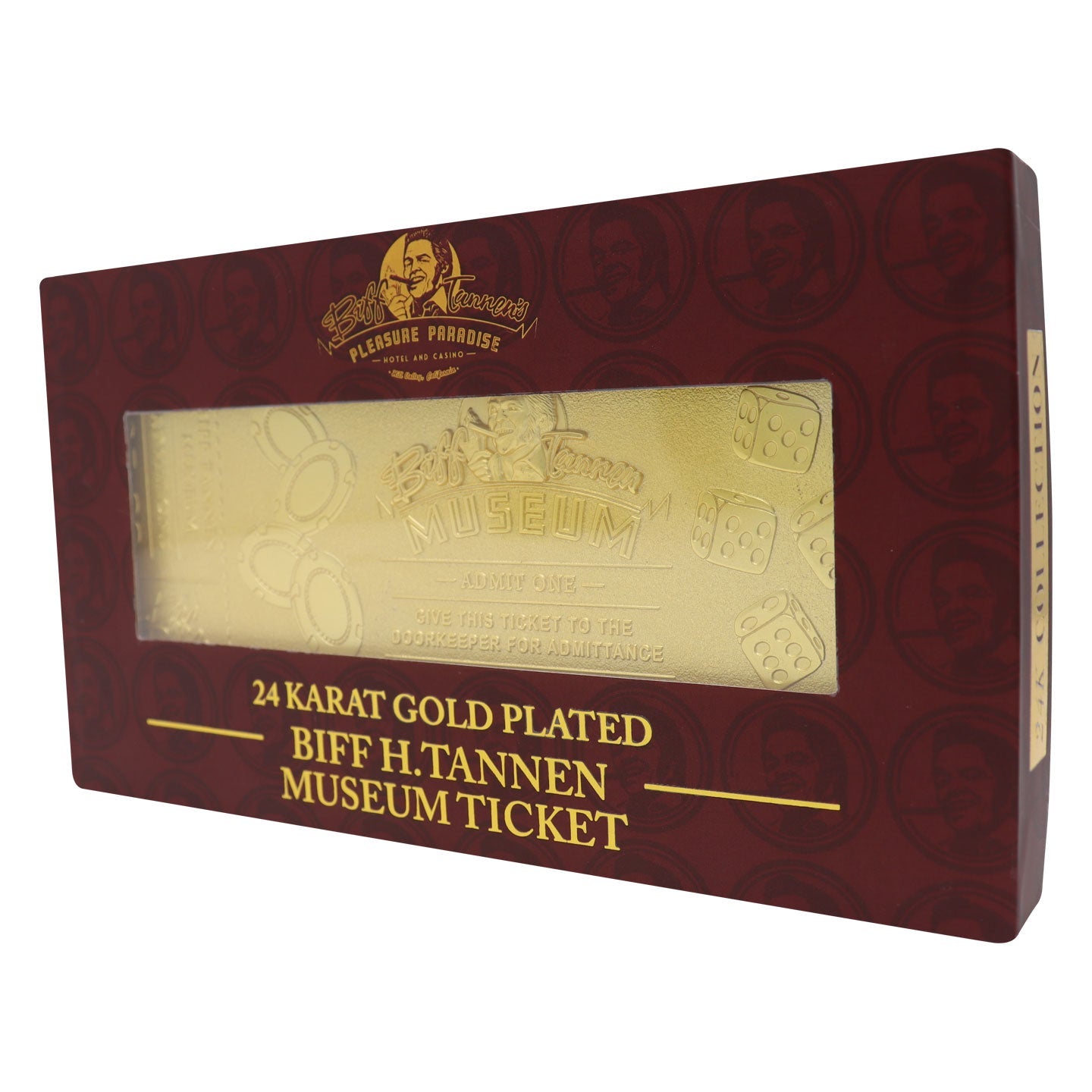 Objet collector Retour vers le Futur - 24K Gold Plated Biff Tannen Museum Entrance TicketTObjet collector Retour vers le Futur - 24K Gold Plated Biff Tannen Museum Entrance TicketiObjet collector Retour vers le Futur - 24K Gold Plated Biff Tannen Museum Entrance TicketcObjet collector Retour vers le Futur - 24K Gold Plated Biff Tannen Museum Entrance TicketkObjet collector Retour vers le Futur - 24K Gold Plated Biff Tannen Museum Entrance TicketeObjet collector Retour vers le Futur - 24K Gold Plated Biff Ta