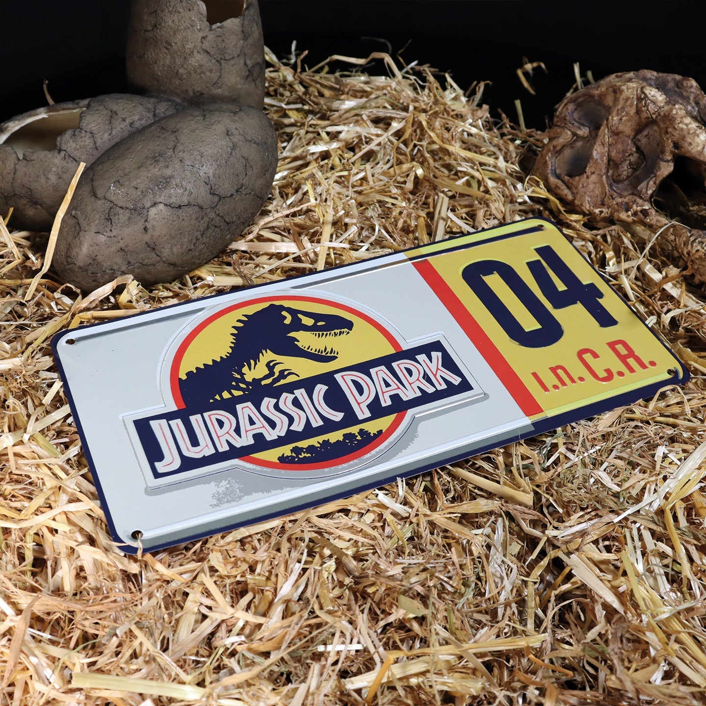 Plaque Minéralogique Jurassic Park - 04