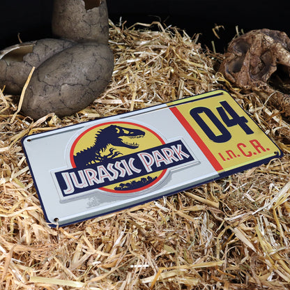 Plaque Minéralogique Jurassic Park - 04