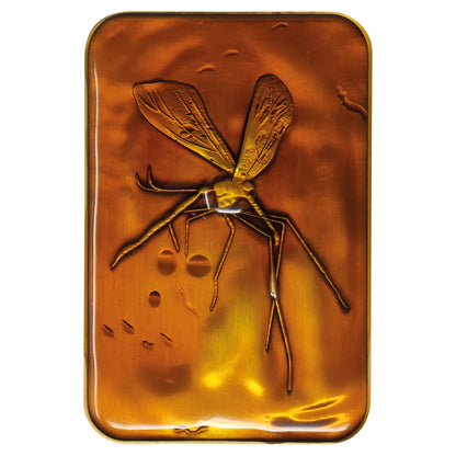 Jurassic Park Collector Metal Ingot - Mosquito in Amber
