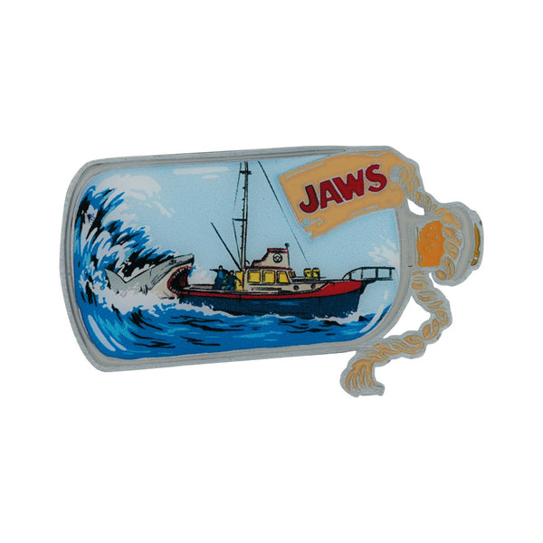 Pin's Les Dents de la Mer - 50th Anniversary Ship in Bottle