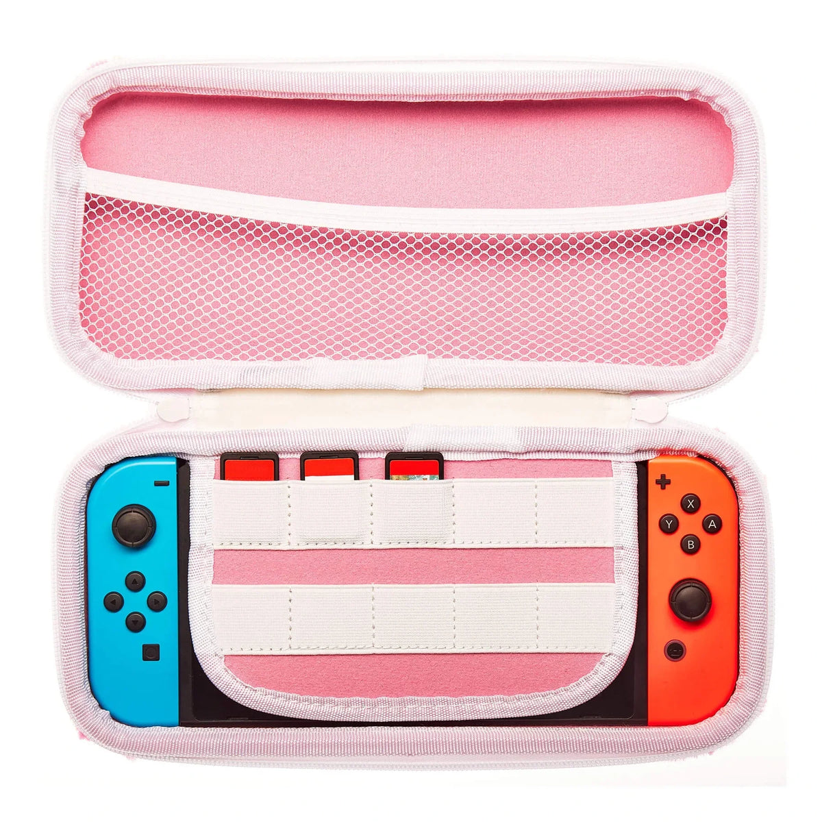 Étui Nintendo Switch Licorne Fluffy Rose