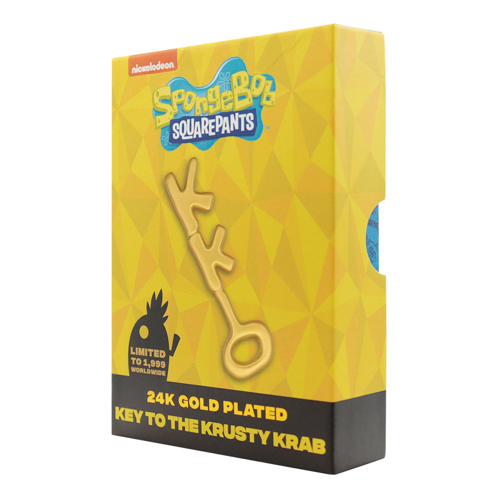 SpongeBob collectible replica - 24k Gold Plated Krusty Krab Key