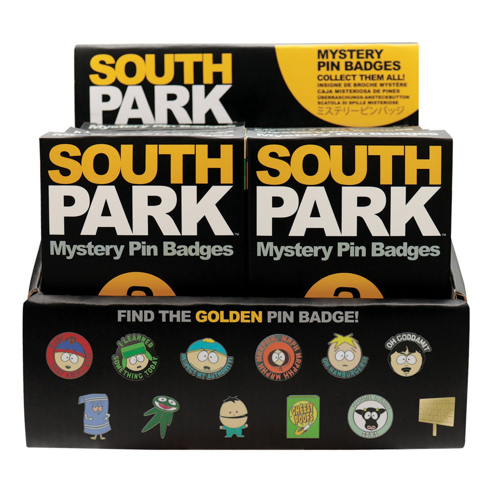 Display de 12 blind boxes South Park - pin’s mystère