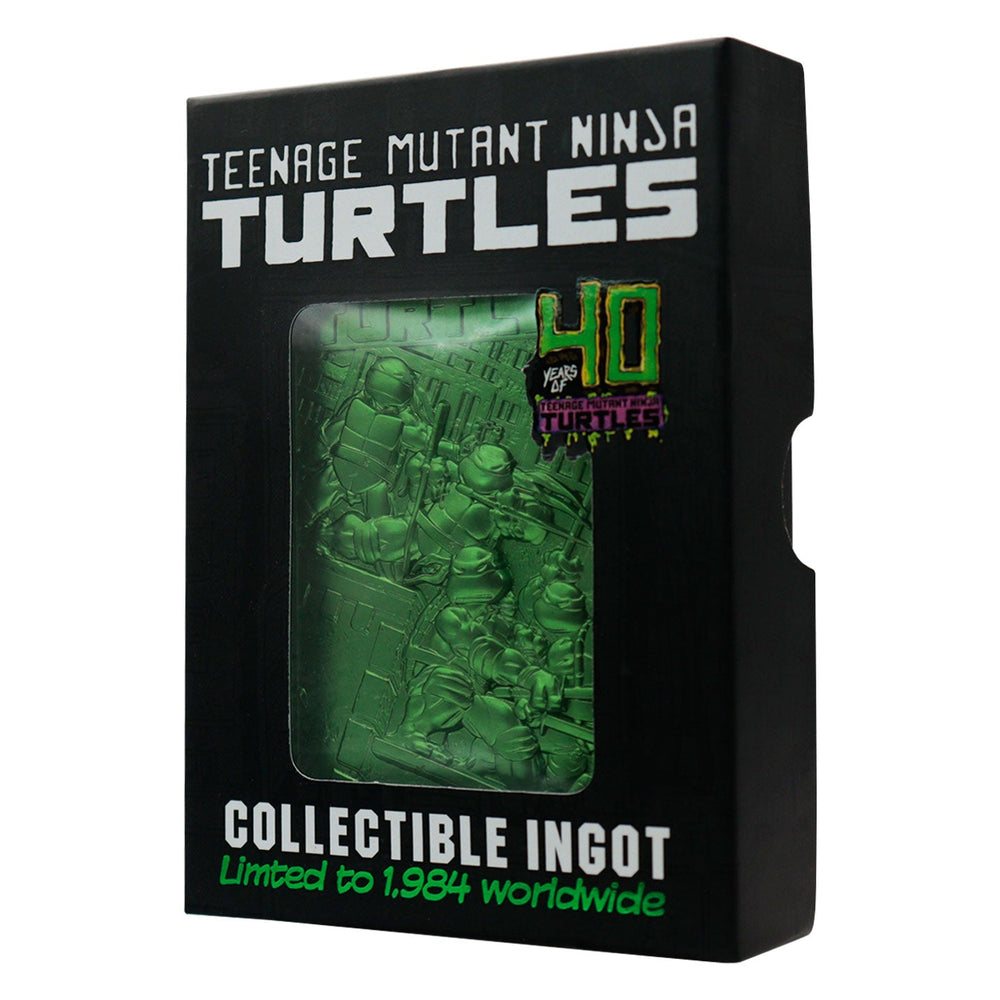 Lingot collector Tortues Ninja - 40th Anniversary Green