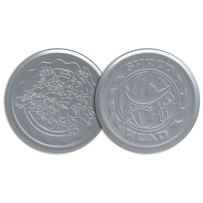 Set de 4 sous-verres métal embossés Tortues Ninja