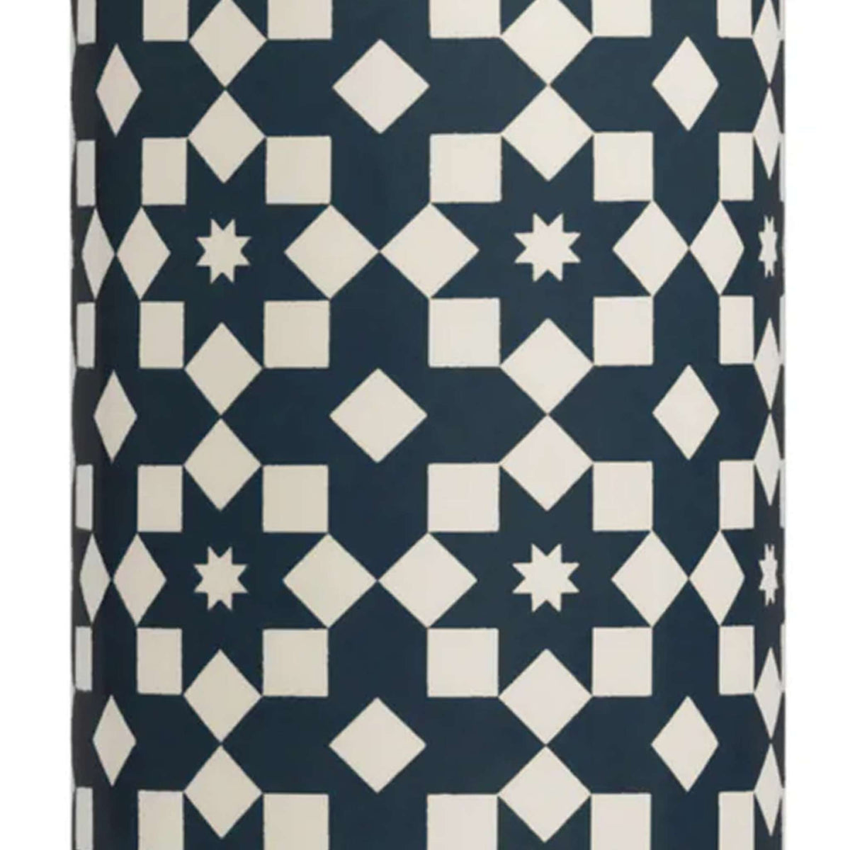 Vase en céramique, design, bleu foncé, gris