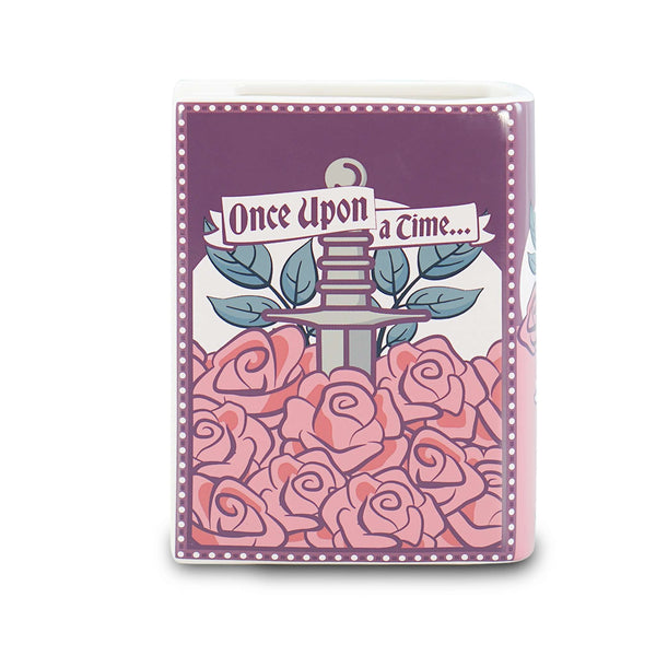 Cache-pot livre en céramique Romantasy - 14 cm