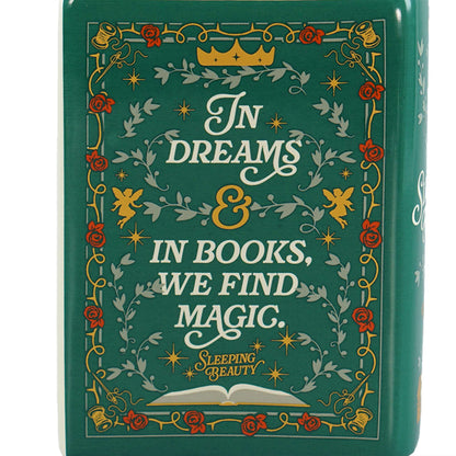 Cache-pot livre en céramique La Belle au bois dormant - 14 cm