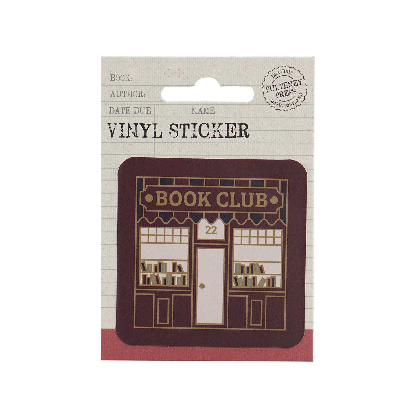 Sticker vinyle Book Club