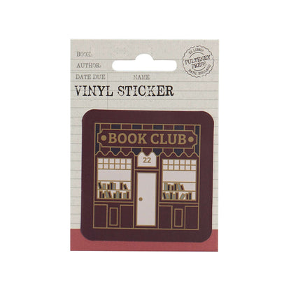 Sticker vinyle Book Club