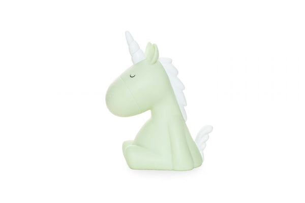 Luce notturna unicorno verde