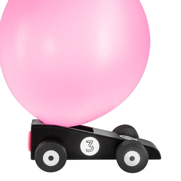 Auto da corsa con palloncini Blackstar