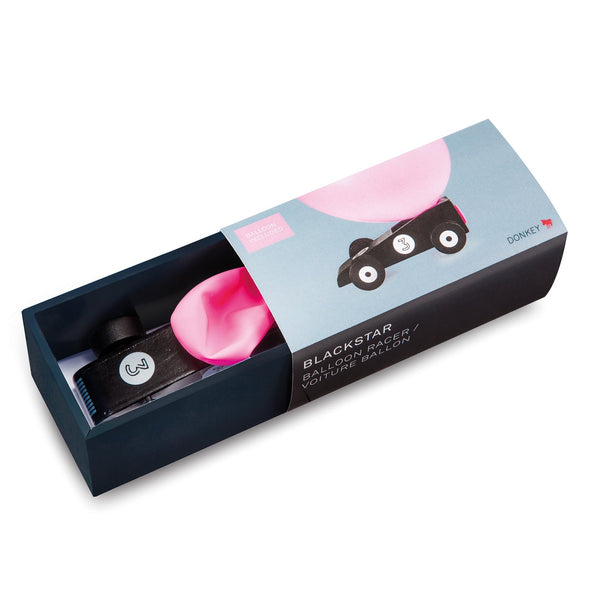 Auto da corsa con palloncini Blackstar