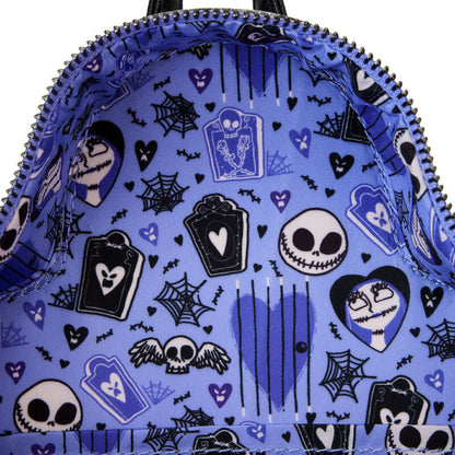 Nightmare Before Christmas Mini Backpack - Jack and Sally "Eternally Yours"