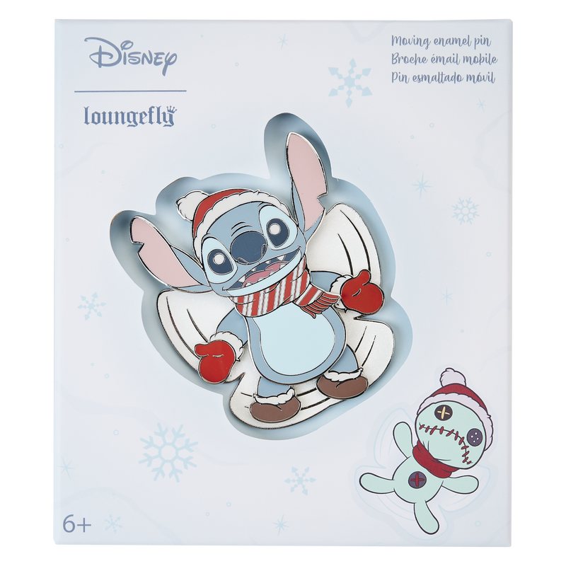 Pin's Lilo et Stitch - Stitch Ange de Neige