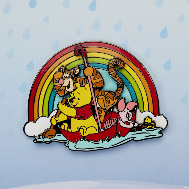 Pin's Winnie l'Ourson et ses Amis - Jour de Pluie