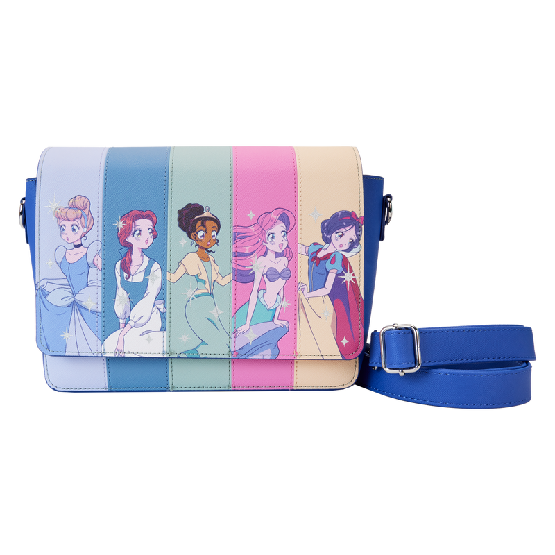 Bolso de hombro de princesas Disney, estilo manga