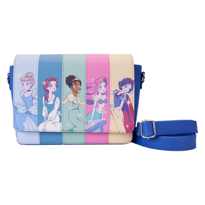 Bolso de hombro de princesas Disney, estilo manga