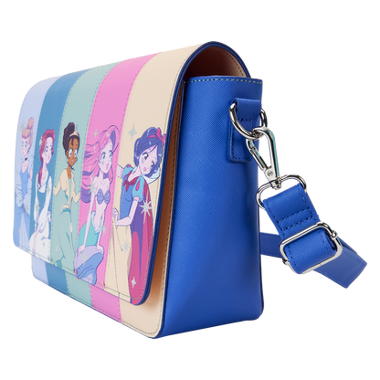 Bolso de hombro de princesas Disney, estilo manga