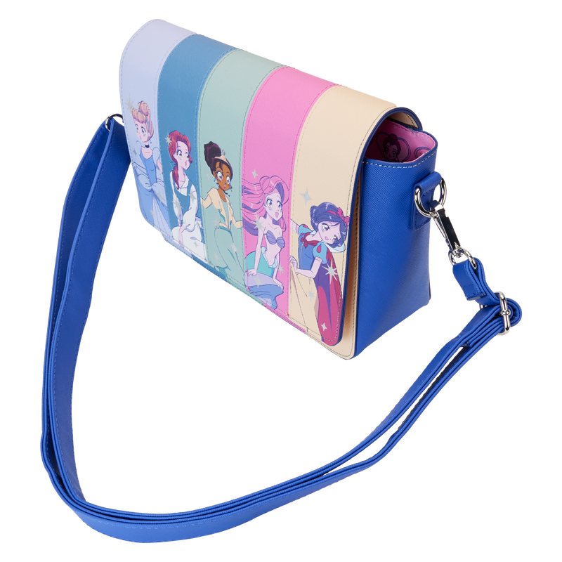 Bolso de hombro de princesas Disney, estilo manga