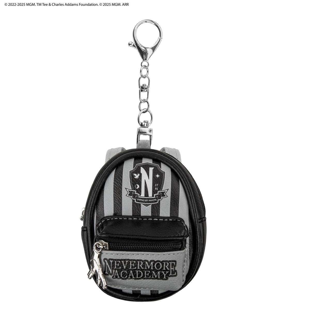 Porte-clés Pochette Noir Académie Nevermore