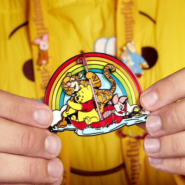 Pin's Winnie l'Ourson et ses Amis - Jour de Pluie