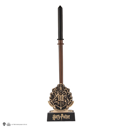 Stylo baguette avec socle & marque-page lenticulaire Drago Malefoy