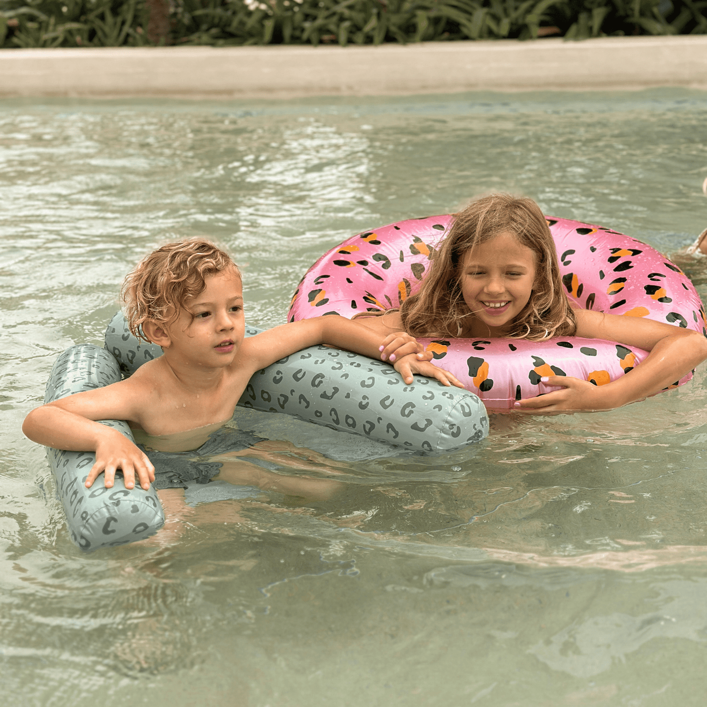 Water Hammock - Green - Leopard
