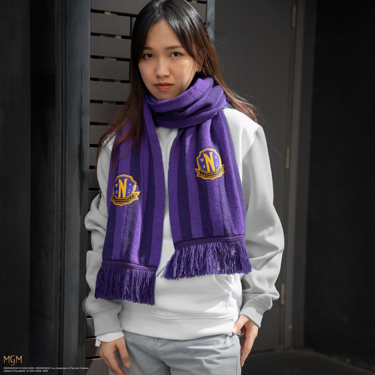 Écharpe Violette Académie Nevermore