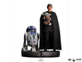 Statue Luke Skywalker, R2-D2 and Grogu - Star Wars: The Mandalorian - Legacy Replica 1/4