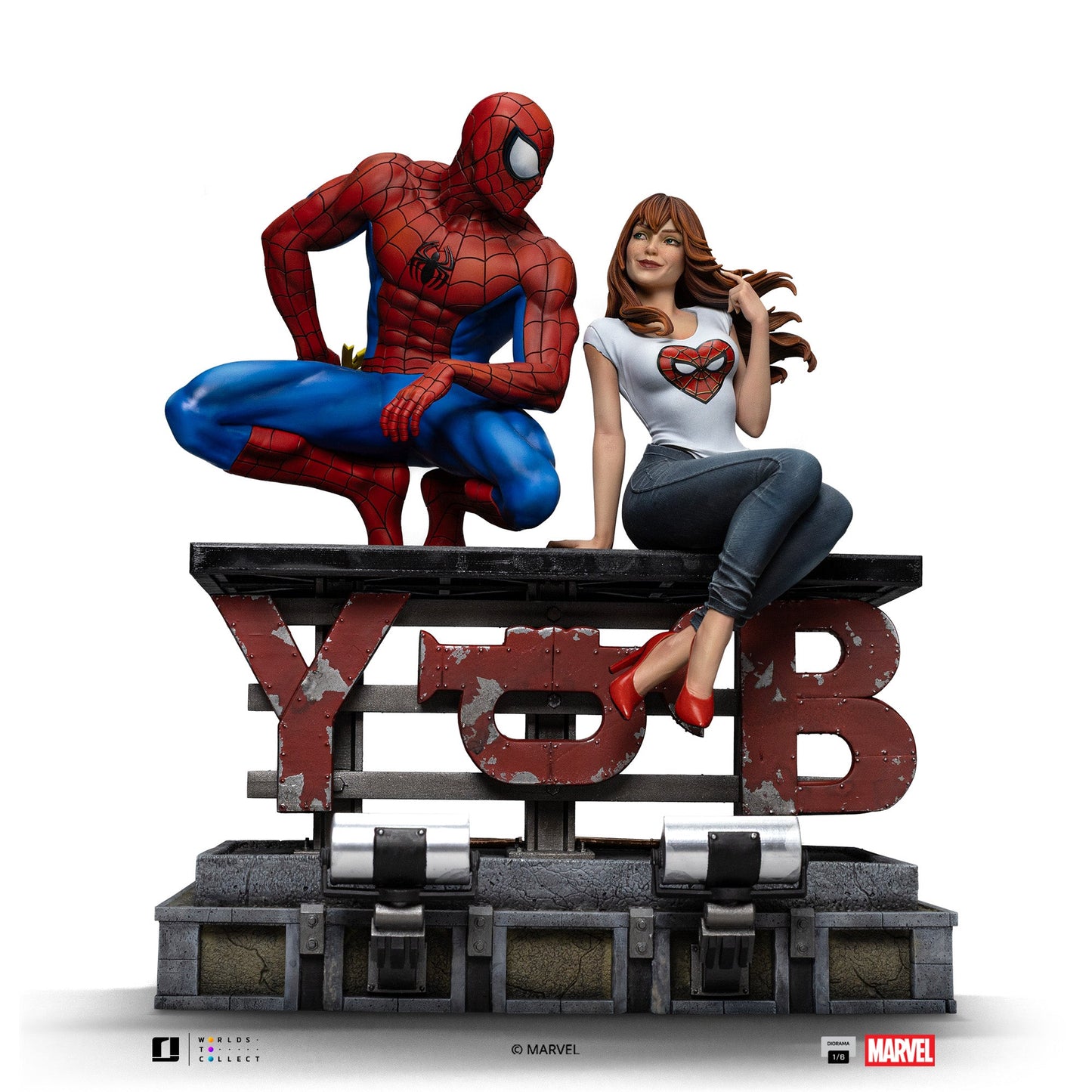 Statue Spider-Man and Mary Jane - Marvel Comics - Diorama 1/6