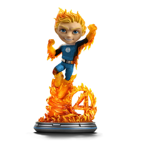 Figurine Human Torch (Blue Suit Variant) - Fantastic Four - Mini Co. - The Fantastic Four